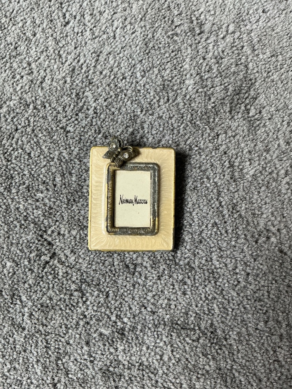Vintage miniature Jay Strongwater for Neiman Marcus frame/clip